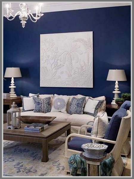 Warna Biru Untuk Interior Rumah